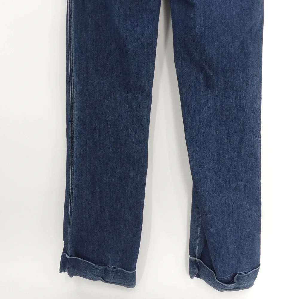 Seafarer Mid-Rise Wide Leg Maggie May Cuffed‎ Jeans Size 30 Made in Italy